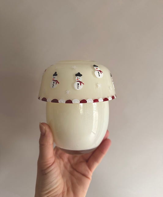 MINI snögubbe
