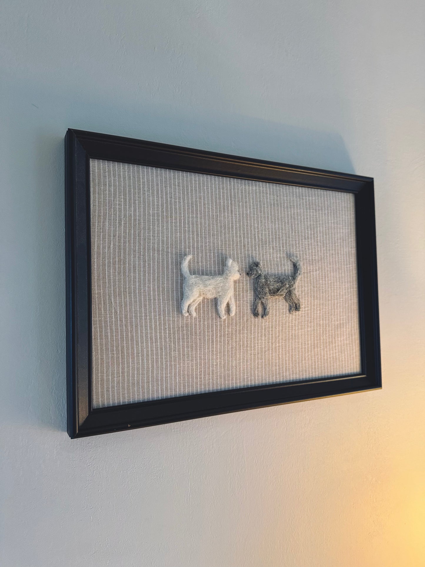 2 porträtt hund