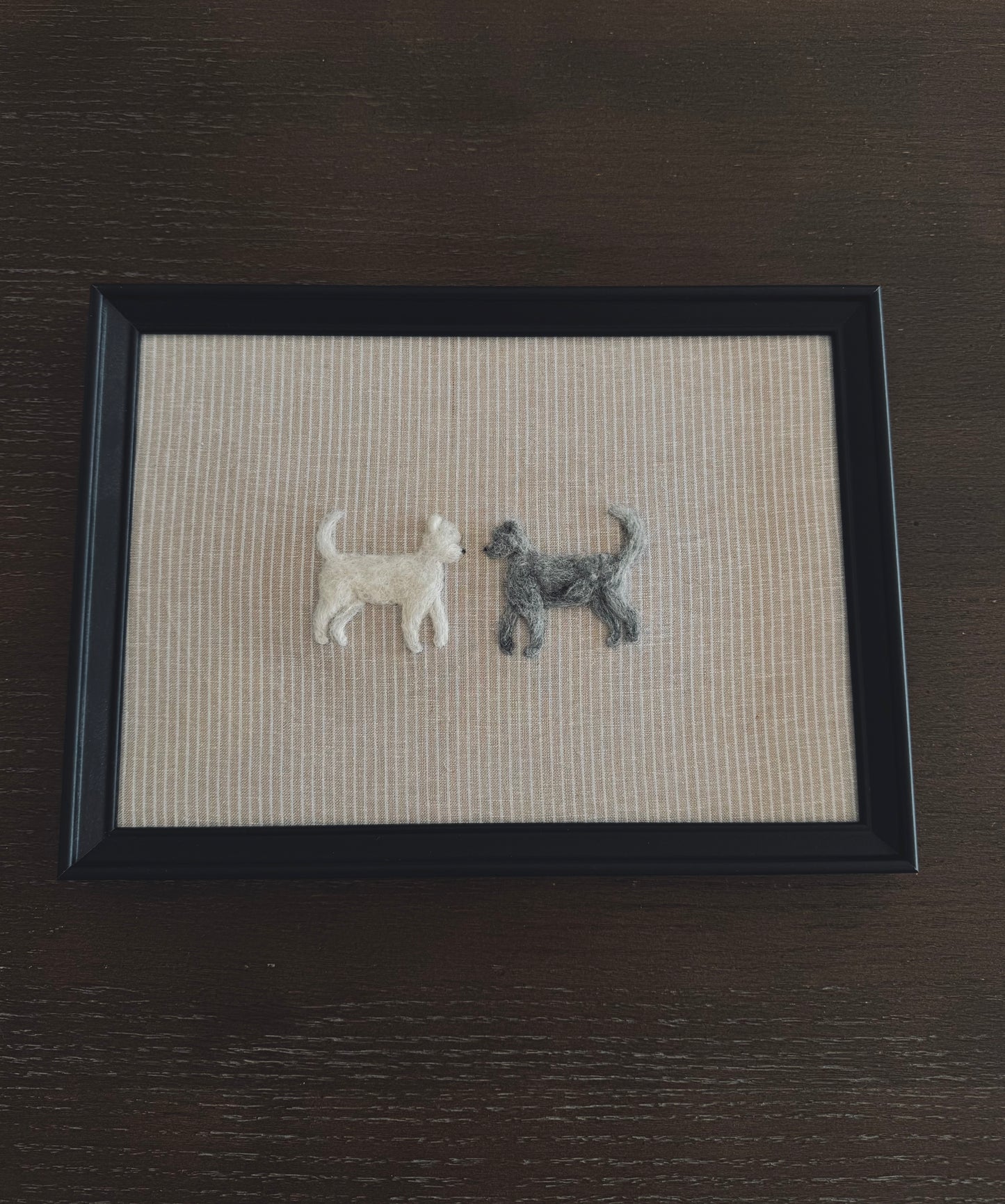 2 porträtt hund