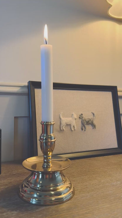 2 porträtt hund